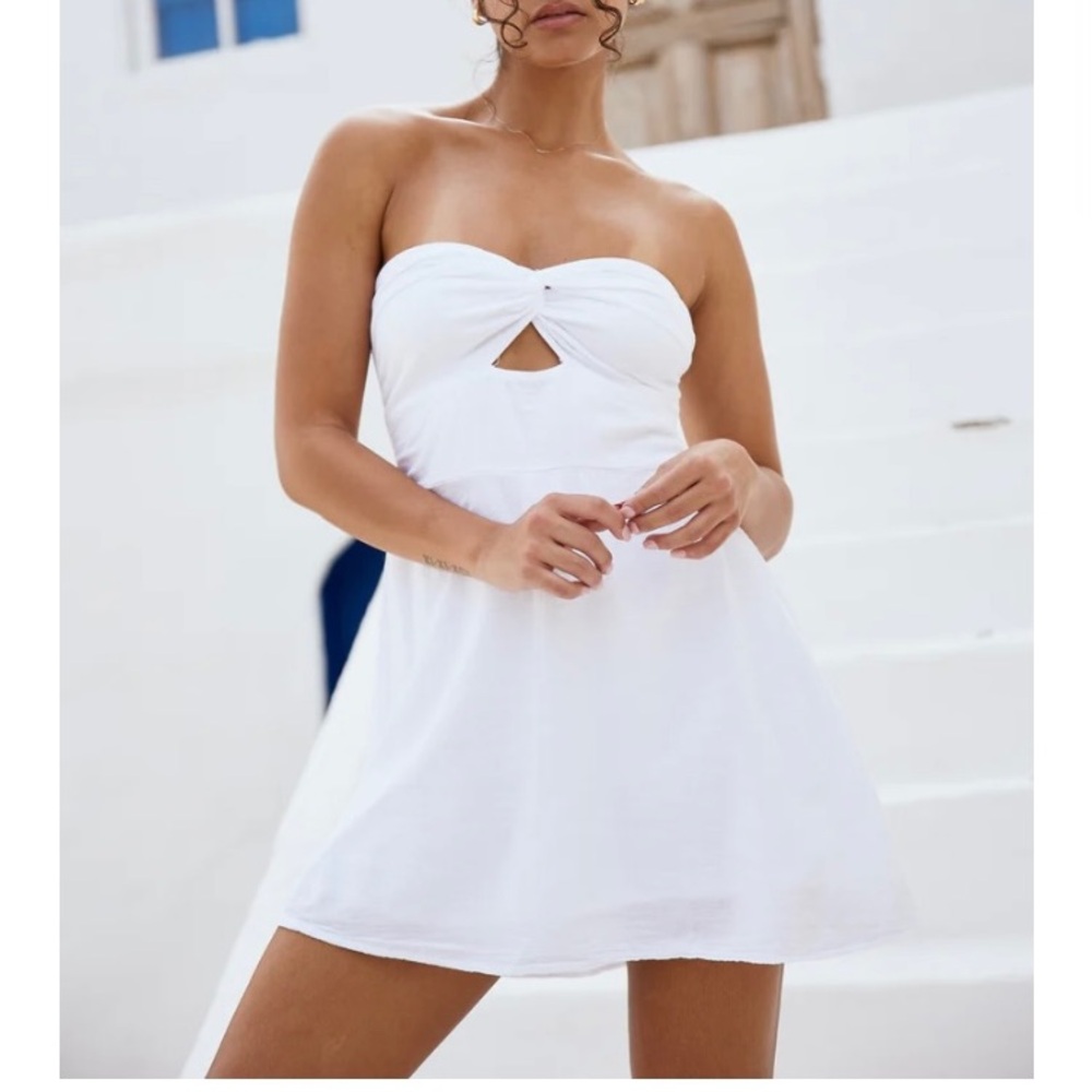 BLANCO BY NATURE Zoey Dress in White